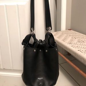 Rag and Bone Alley Bucket purse black. Used 2 times. great condition.